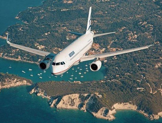 Προσφορά για αεροπορικά εισιτήρια από την Aegean Airlines.