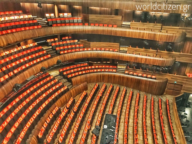 Όσλο Opera House, Νορβηγία εσωτερικά του θεάτρου.