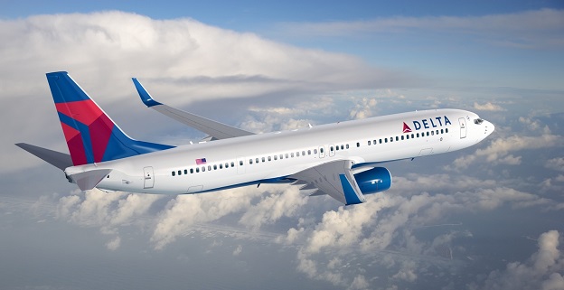 Αεροπλάνο της αεροπορικής εταιρείας Delta Airlines.