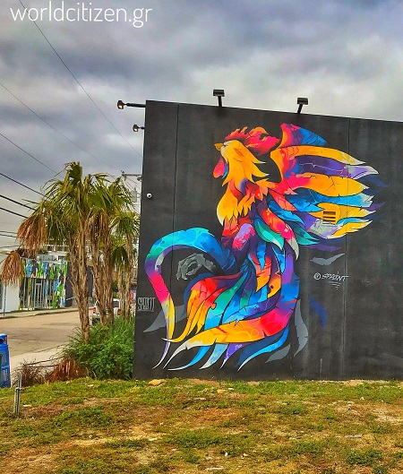 Wynwood, περιοχή στο Μαϊάμι με ξεχωριστά γκράφιτι στους τοίχους.