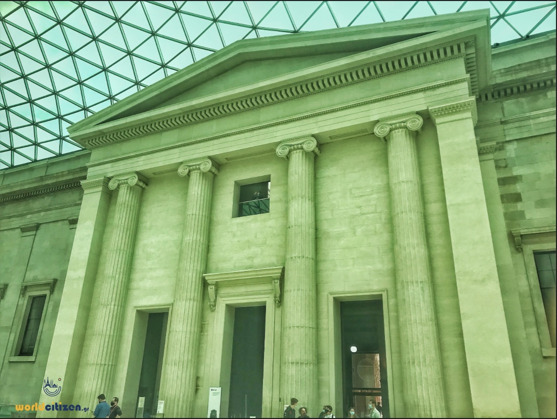  Βρετανικό Μουσείο, Λονδίνο - Πύλη εισόδου προς το χώρο των εκθεμάτων.