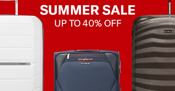 Βαλίτσες ταξιδίου Samsonite με έκπτωση έως 40%!