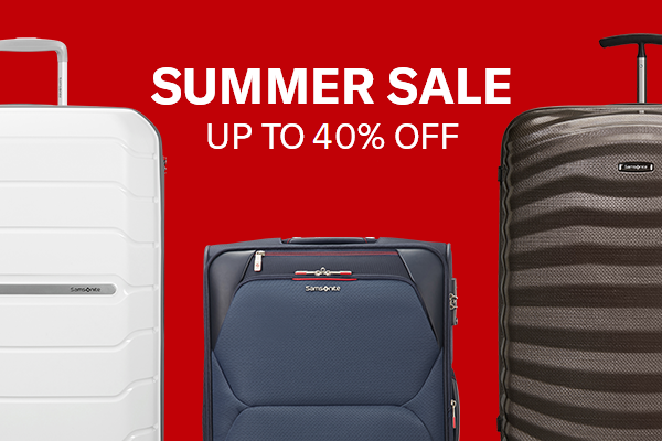 Βαλίτσες ταξιδίου Samsonite με έκπτωση έως 40%!