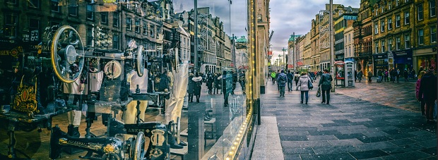 Buchanan street Glasgow, Scotland.