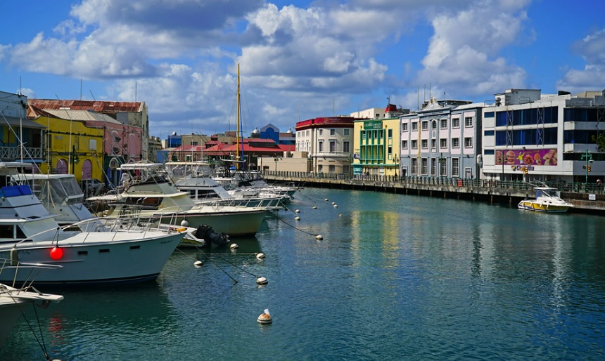 Constitution river, Bridgetown, Barbados islands, Caribbean.