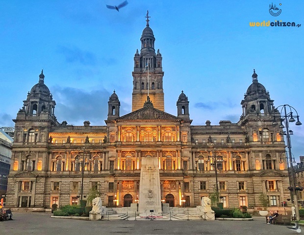 Glasgow City Chambers & City Hall - Επιμελητήρια της Γλασκώβης & Δημαρχείο.