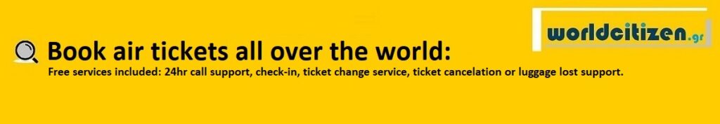 worldcitizen.gr Book air tickets all over the world: