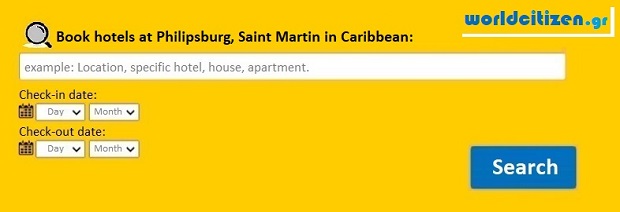 worldcitizen.gr Book hotels at Philipsburg, Saint Martin in Caribbean.