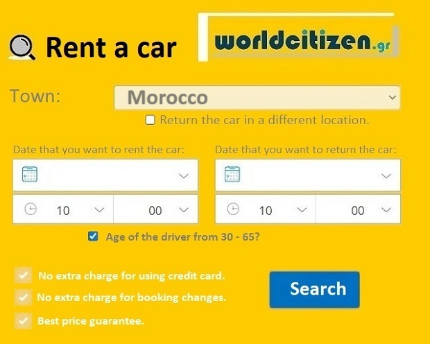 Rent a car in Morocco.