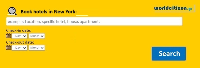 Book hotels in New York.