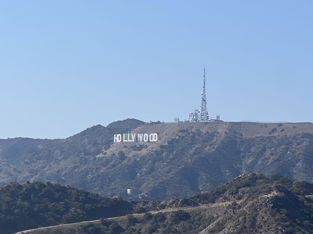 Hollywood sign, Los Angeles, California.