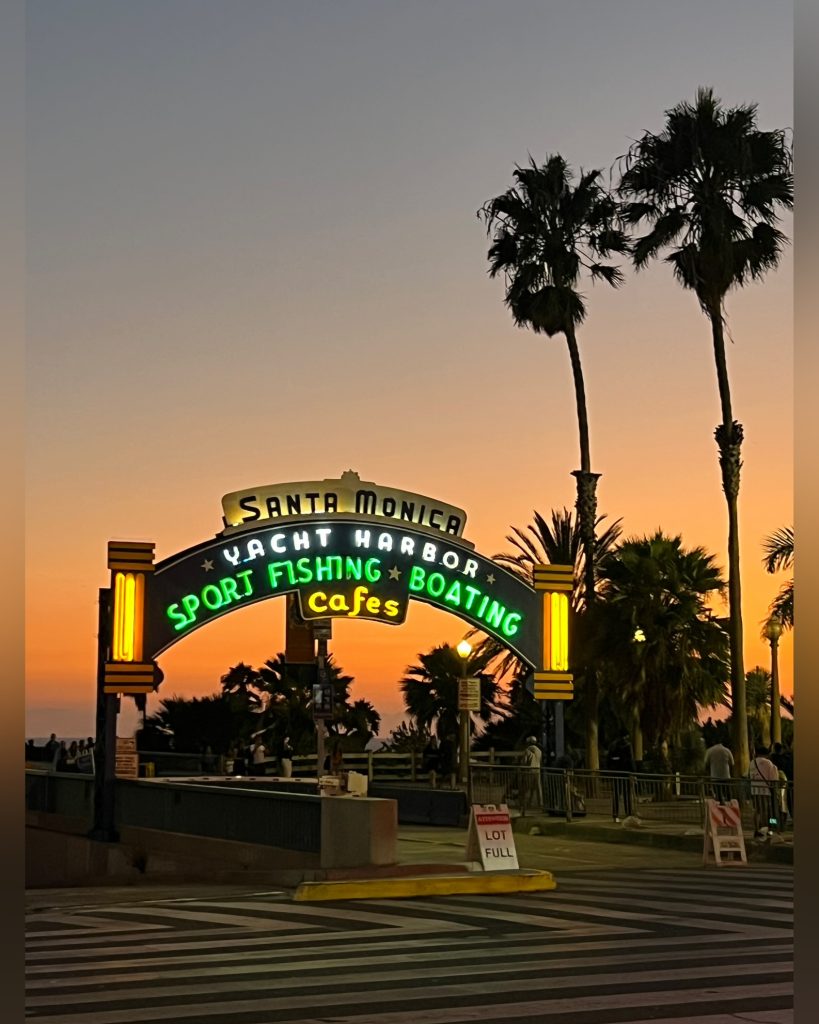 Santa Monica Pier, Los Angeles, California.